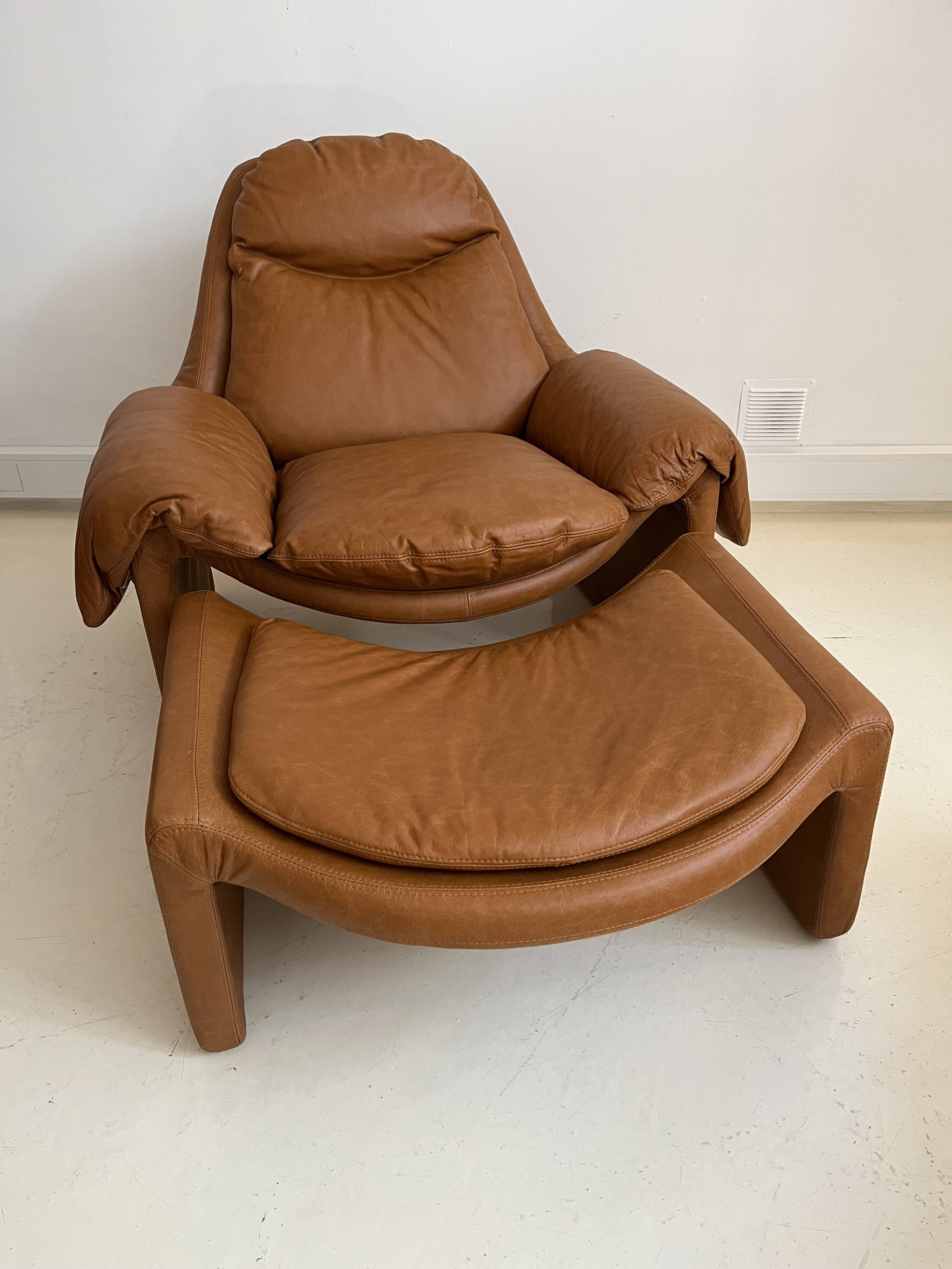 P60 lounge chair by Vittorio Ontroini for Saporiti, 60s