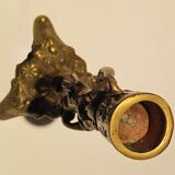 Bronze candle holder "The water carrier"