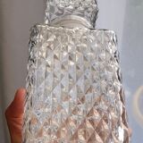 Glass whisky decanter model crosses