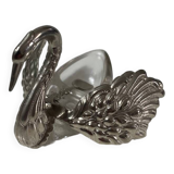 Ancienne salière et poivrière en forme de cygne