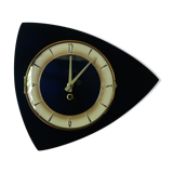 Famous black vintage mechanical wall clock