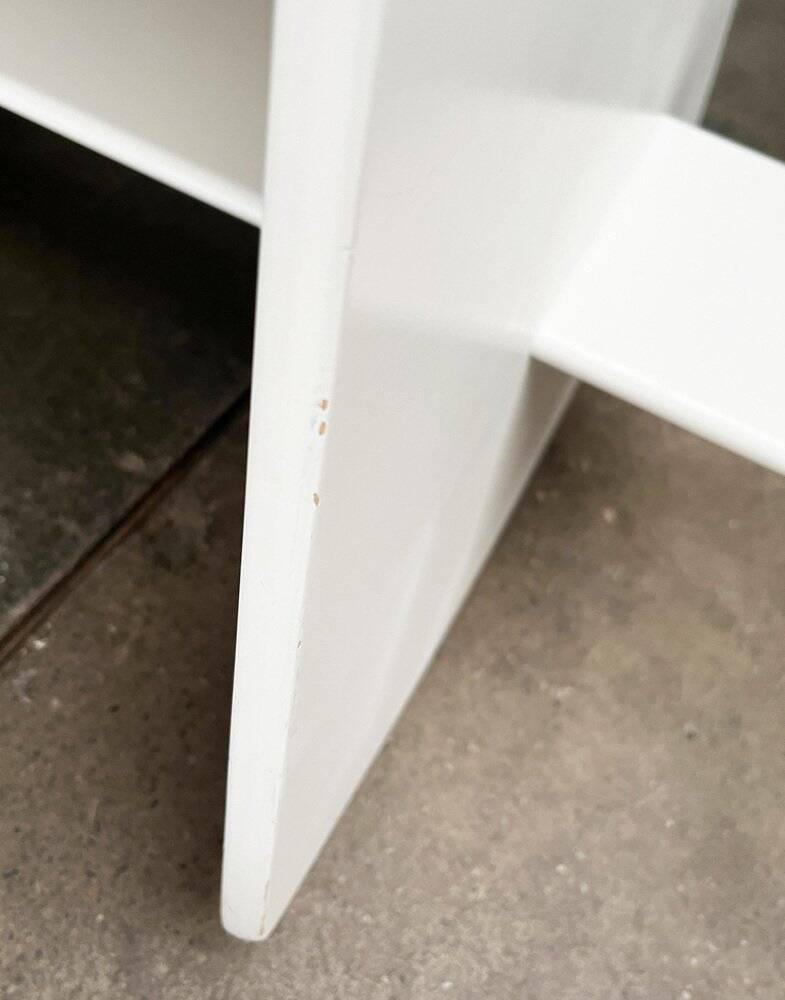 Minimalist Danish rocking stool by Michael C. Poulsen