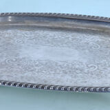 Silver metal top on stand (Leonardo Silver)
