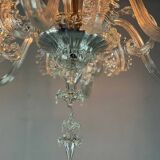 Venetian Murano glass chandelier, 6 light arms, circa 1930