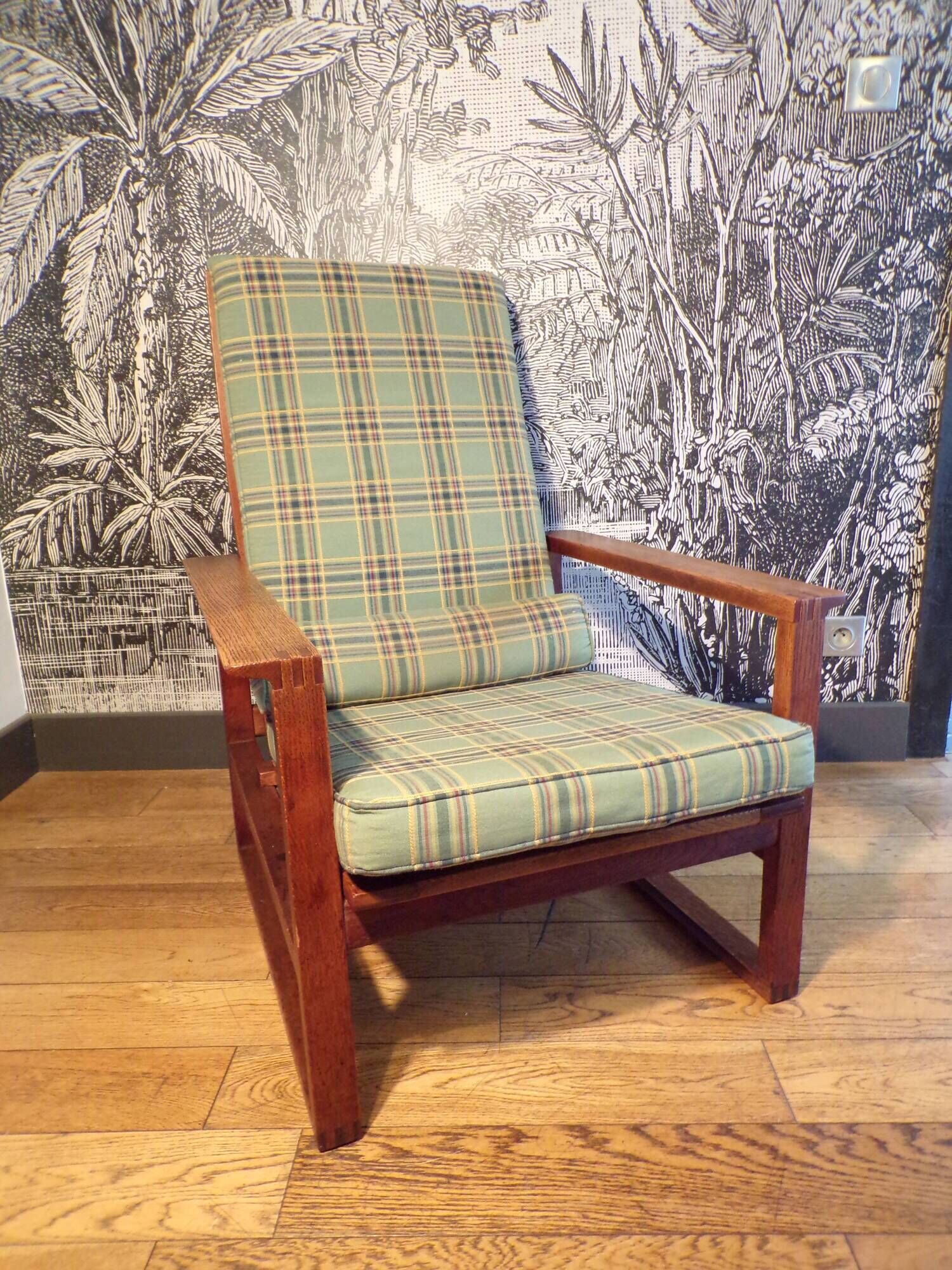 Reclining armchair by Borge Mogensen for Fredericia Denmark 1950s