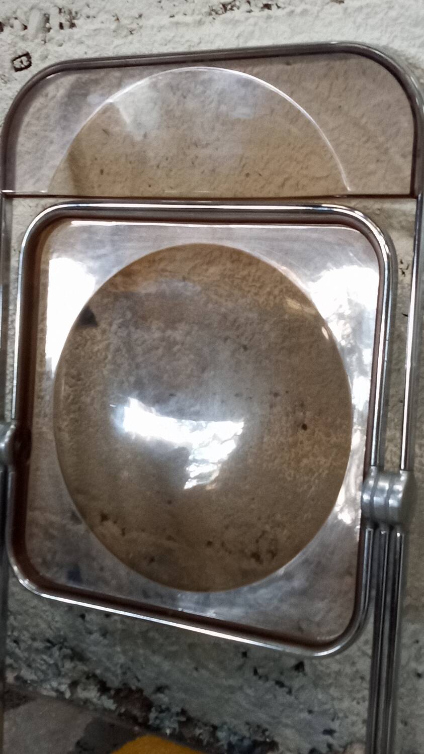 Pair of Plia chairs by Giancarlo Piretti for Castelli