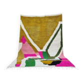 Tapis berbère en laine azilal artisanale marocaine taille 150 x 250 cm