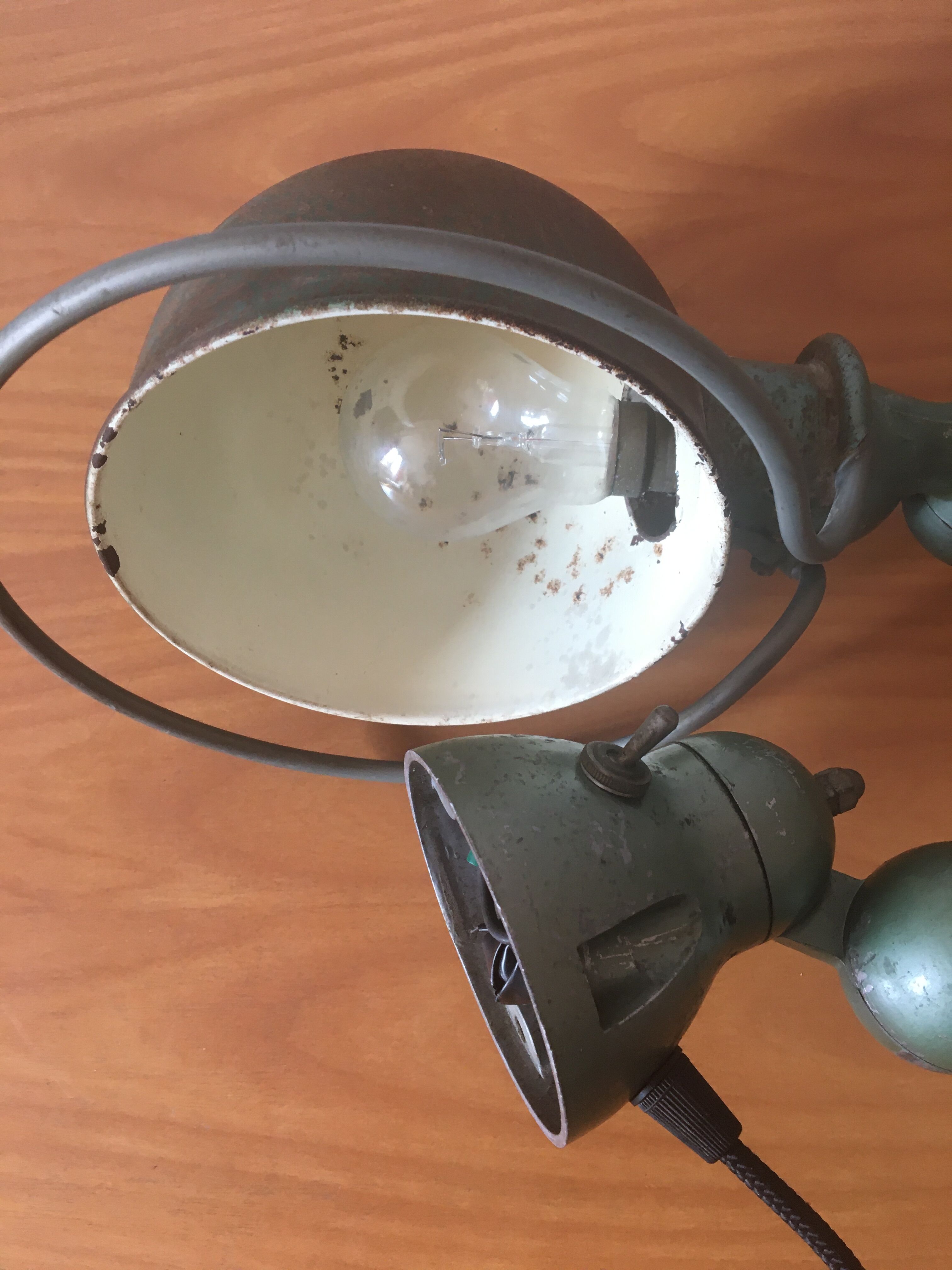 Lamp 2 arms Jieldé, circa 1950