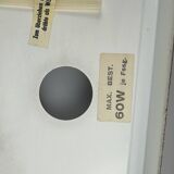 XXL 1960s/70s Plastic Ceiling Lamp by Ridi Leuchten Germany