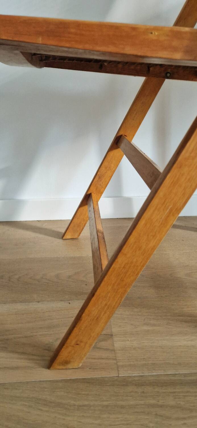 Cannage folding chair 1970