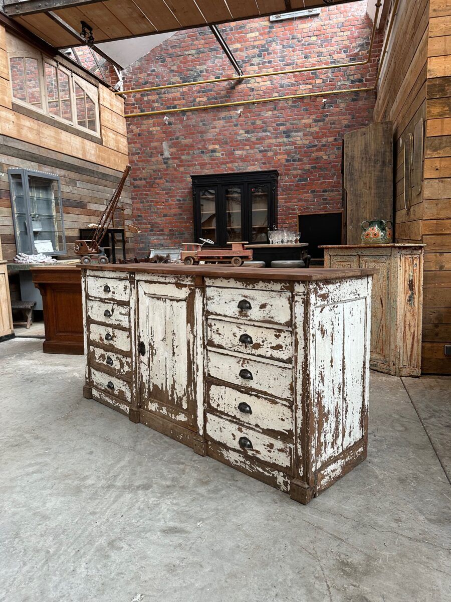 Fine oak furniture from the late 19th century.