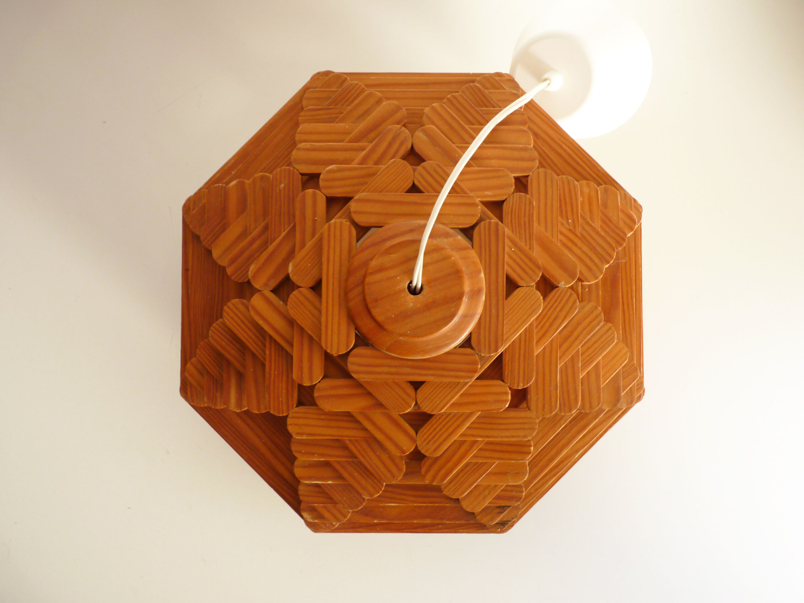 Suspension scandinave luminaire en bois