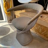 Warren Platner table and 4 armchairs set Knoll Edition