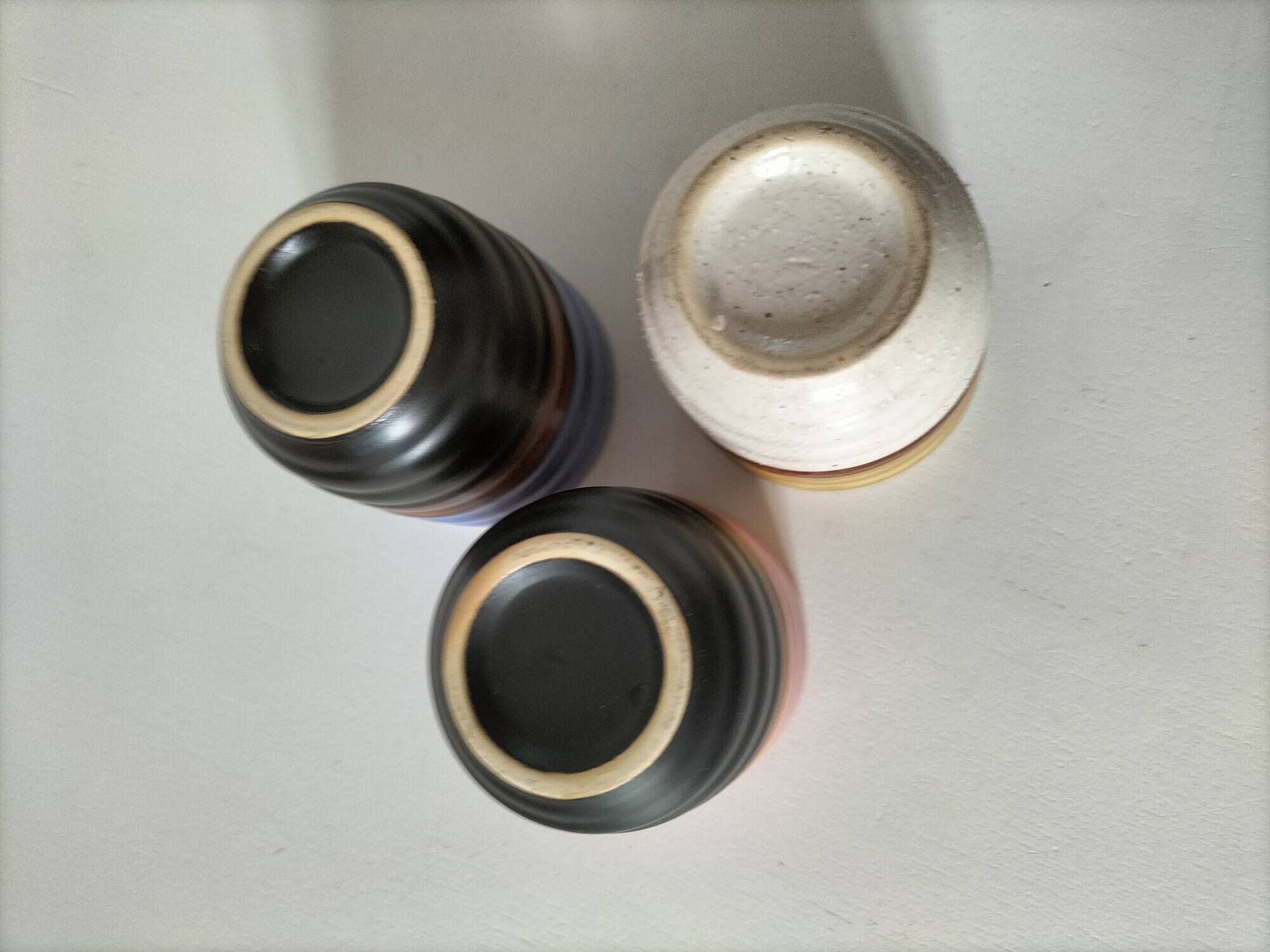 Ceramic cup trio