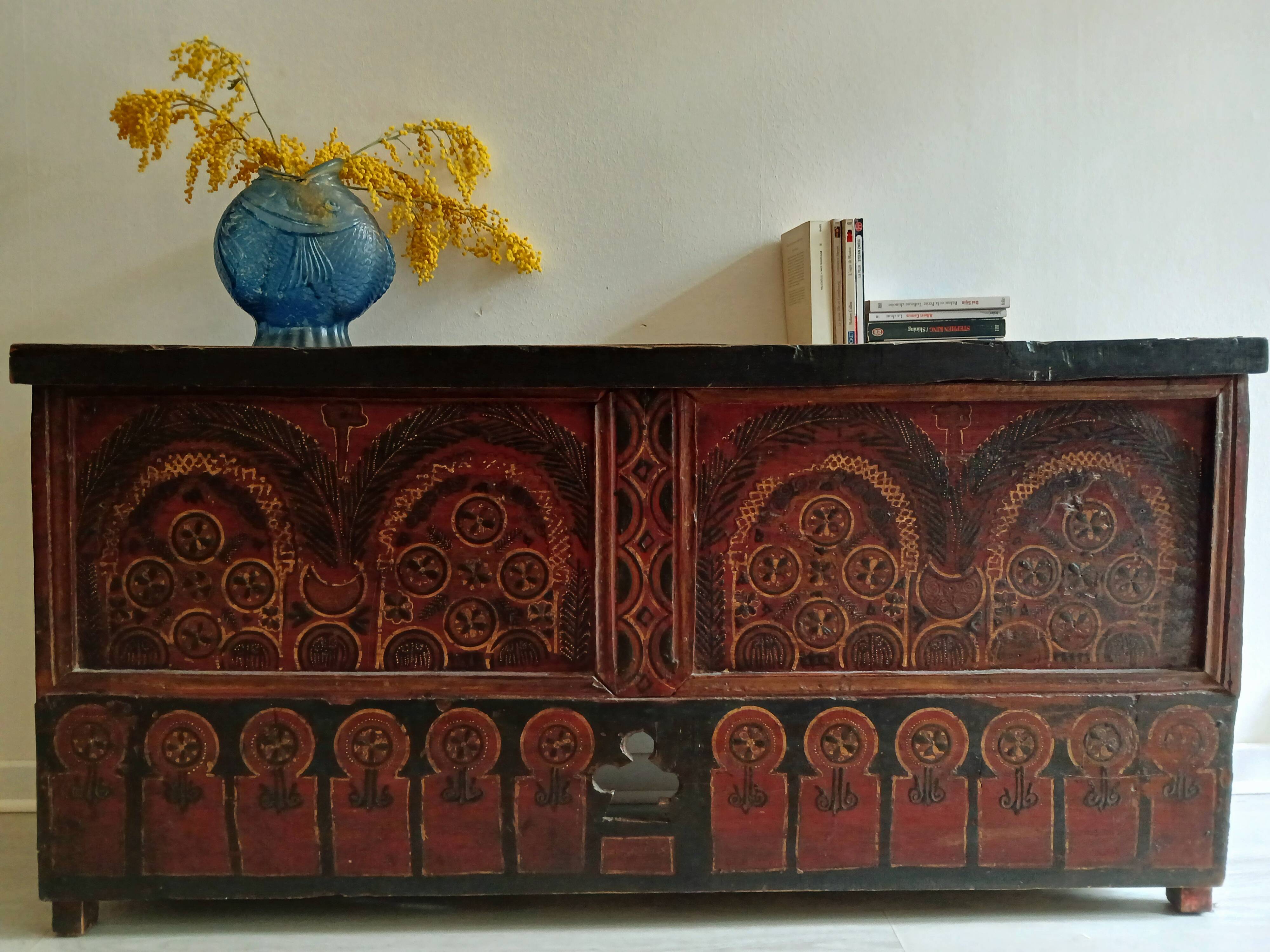 Moroccan wedding chest, 1950s