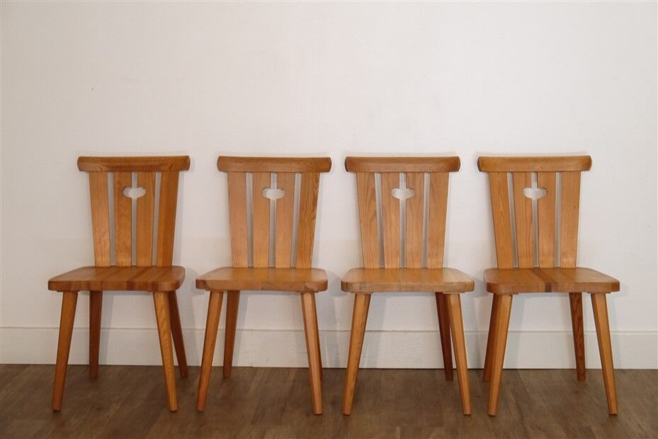 Series of Scandinavian Chairs by Goran Malmvall 1970