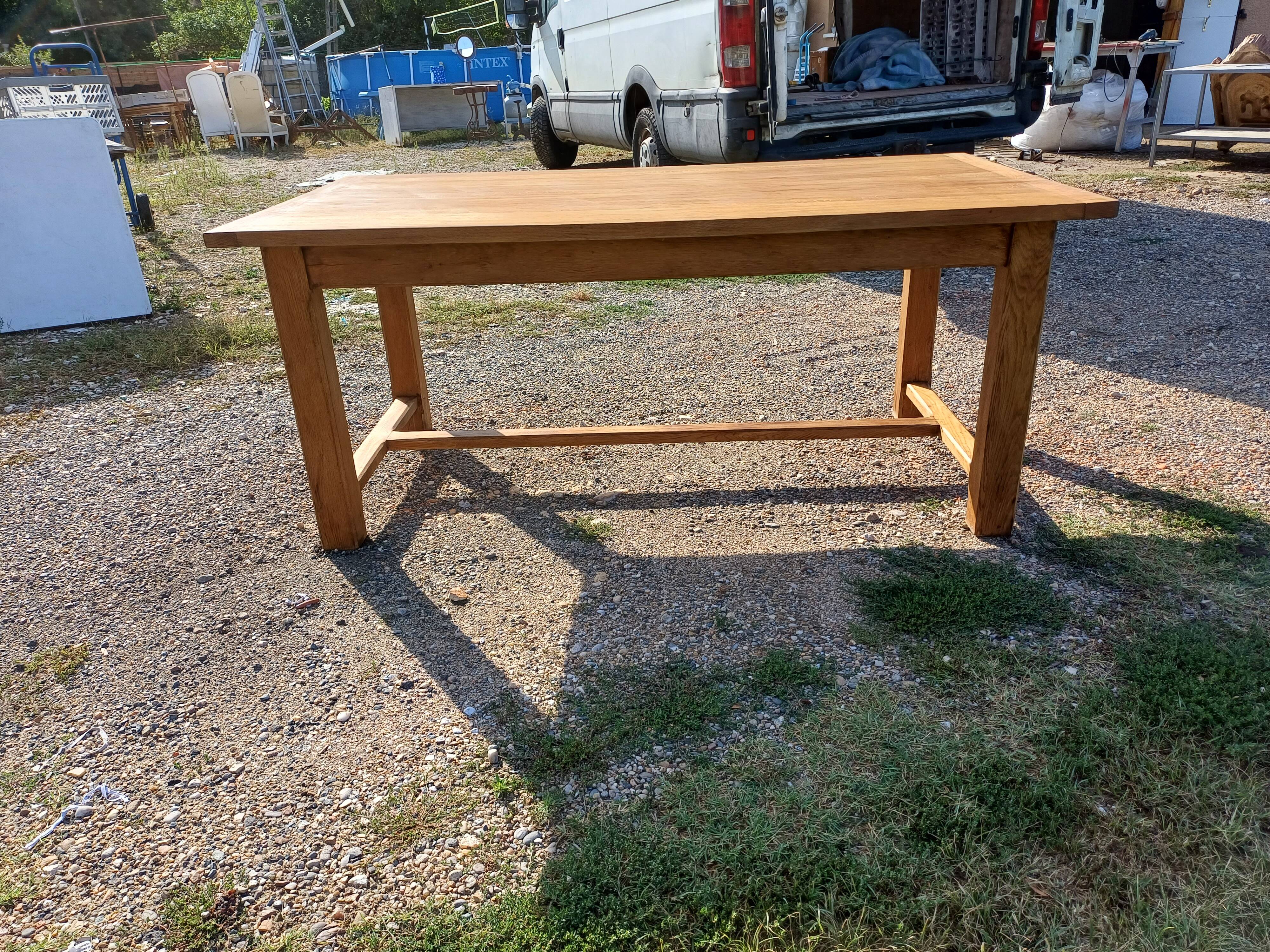 Oak farm table