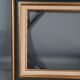 Gilded wood frame gold leaf / lacquered 40x32 cm, foliage 35x22 cm SB
