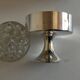 Tulip foot flower spade 1970 in silver metal