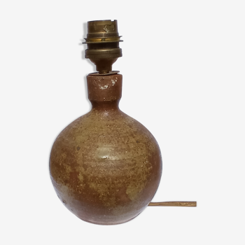 Stoneware ball lamp base La Borne circa 1970