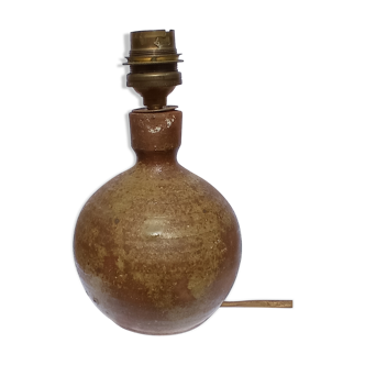 Stoneware ball lamp base La Borne circa 1970