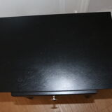 60s black drawer bedside