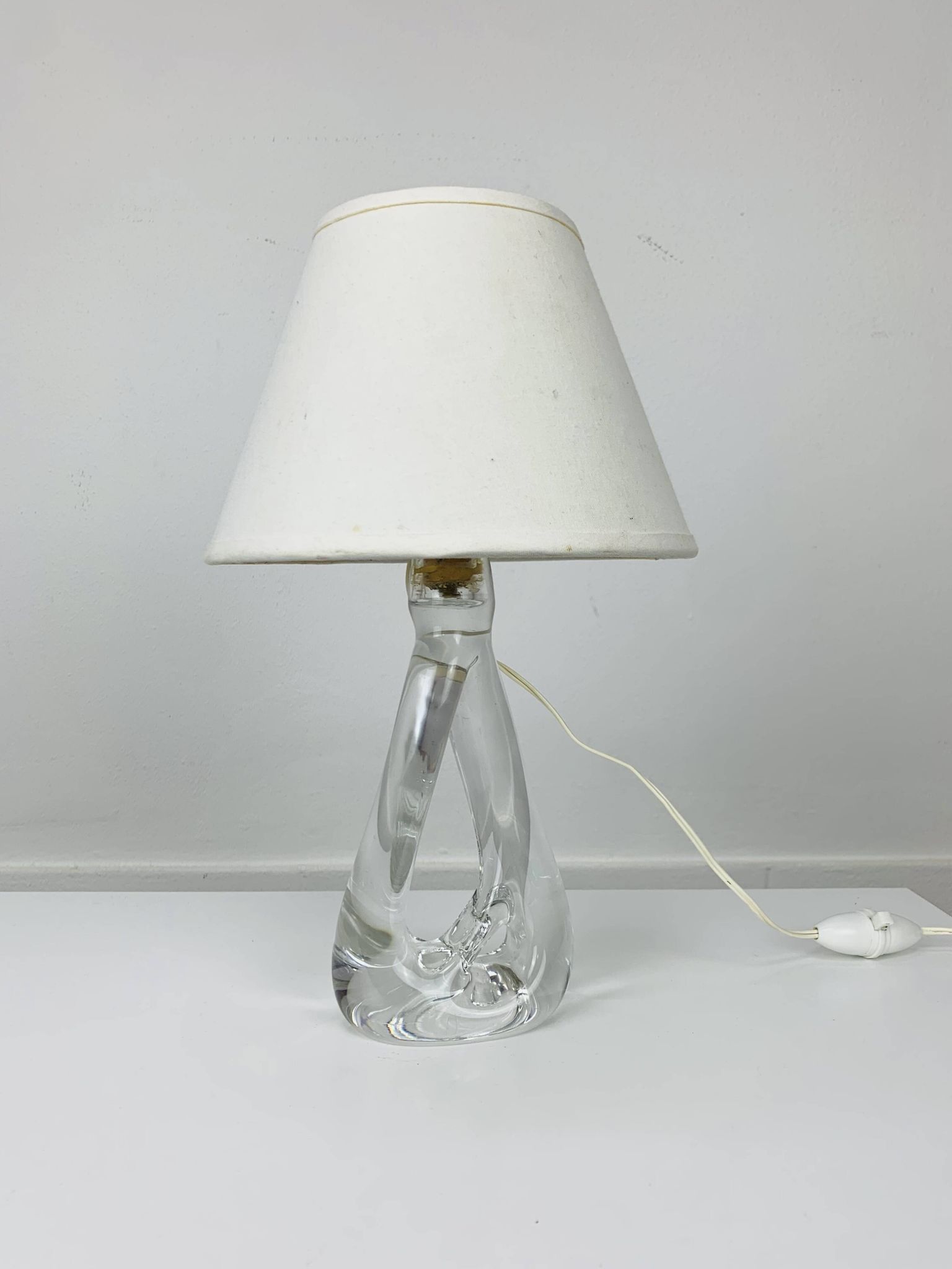 Lampe cristal vintage années 60