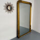 Large Napoleon III mirror with wooden gilded frame, 19th century, 200 cm.