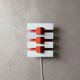 Anvia wall lamp Hoogervorst white orange 60s