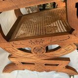 Fauteuil canné