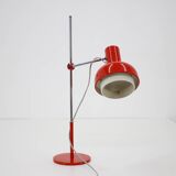 1960s Josef Hurka Red Desk Lamp, Czechoslovakia