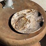 Pawn Natural - Stool, side table, end table in solid mango wood