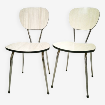 Formica chair duo