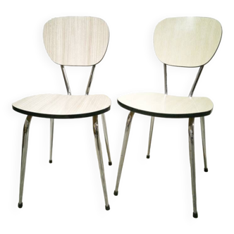 Formica chair duo