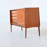 Bosteels Meubelen unique small sideboard in walnut Belgium 1970