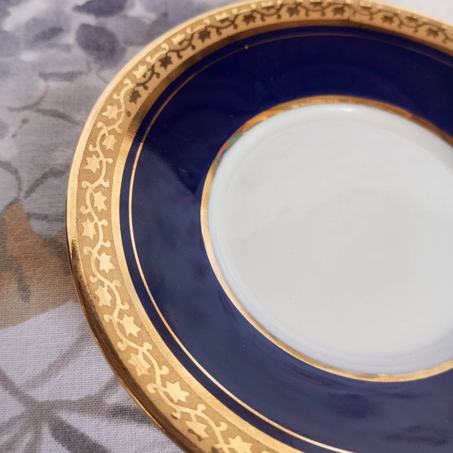 Limoges gold cups and saucers