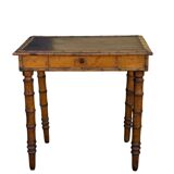 Small old bamboo table