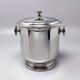 1960s Stunning ice bucket in stainless steel by Macabo. Made in Italy