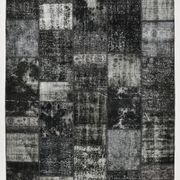 Tapis oriental blanc & noir 311x213