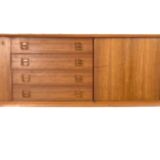 Vintage Scandinavian teak sideboard from the 50s, 60s, 70s