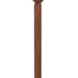 Teak coat rack