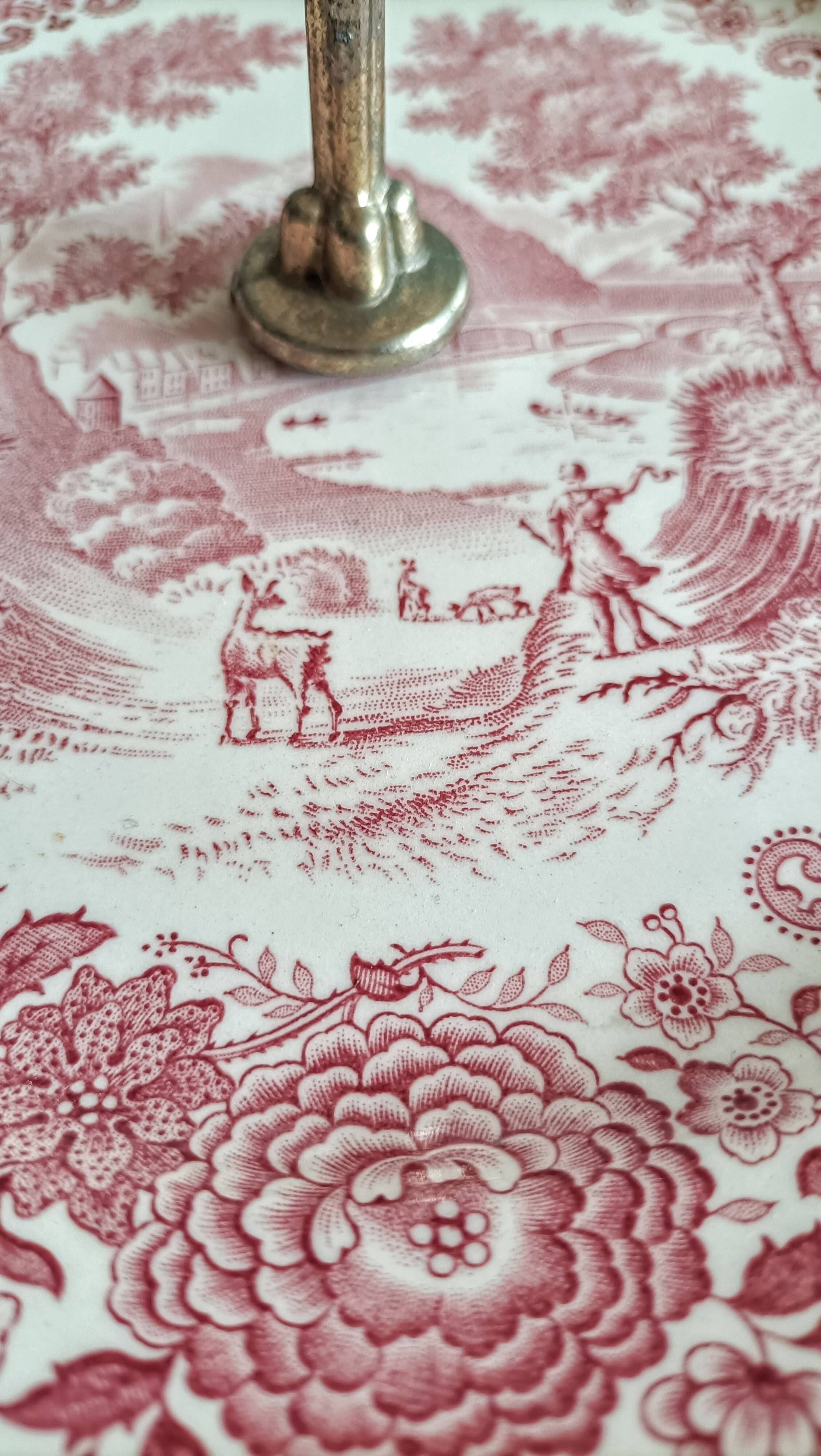 3-tier serving dish "Burgenland" Villeroy & Boch red