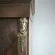 Bibliothèque avec vitrine style empire