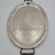 Antique silver metal tray