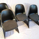 Chaise plastique casal  "black"