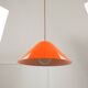Mid-Century Orange Pendant Lamp from Guzzini, 1960s
