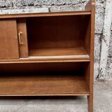 Oak shelf 1950 French modernist