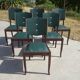 Restored Art Deco chairs, the 6.
