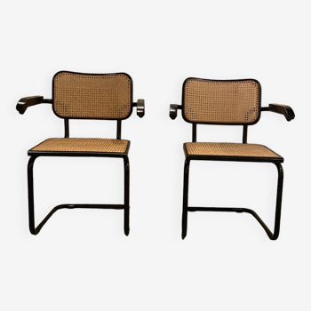 Pair of chairs Cesca B32 by Marcel Breuer 1970s