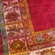 Old Turkish carpet Anatolia handmade 105x135 cm